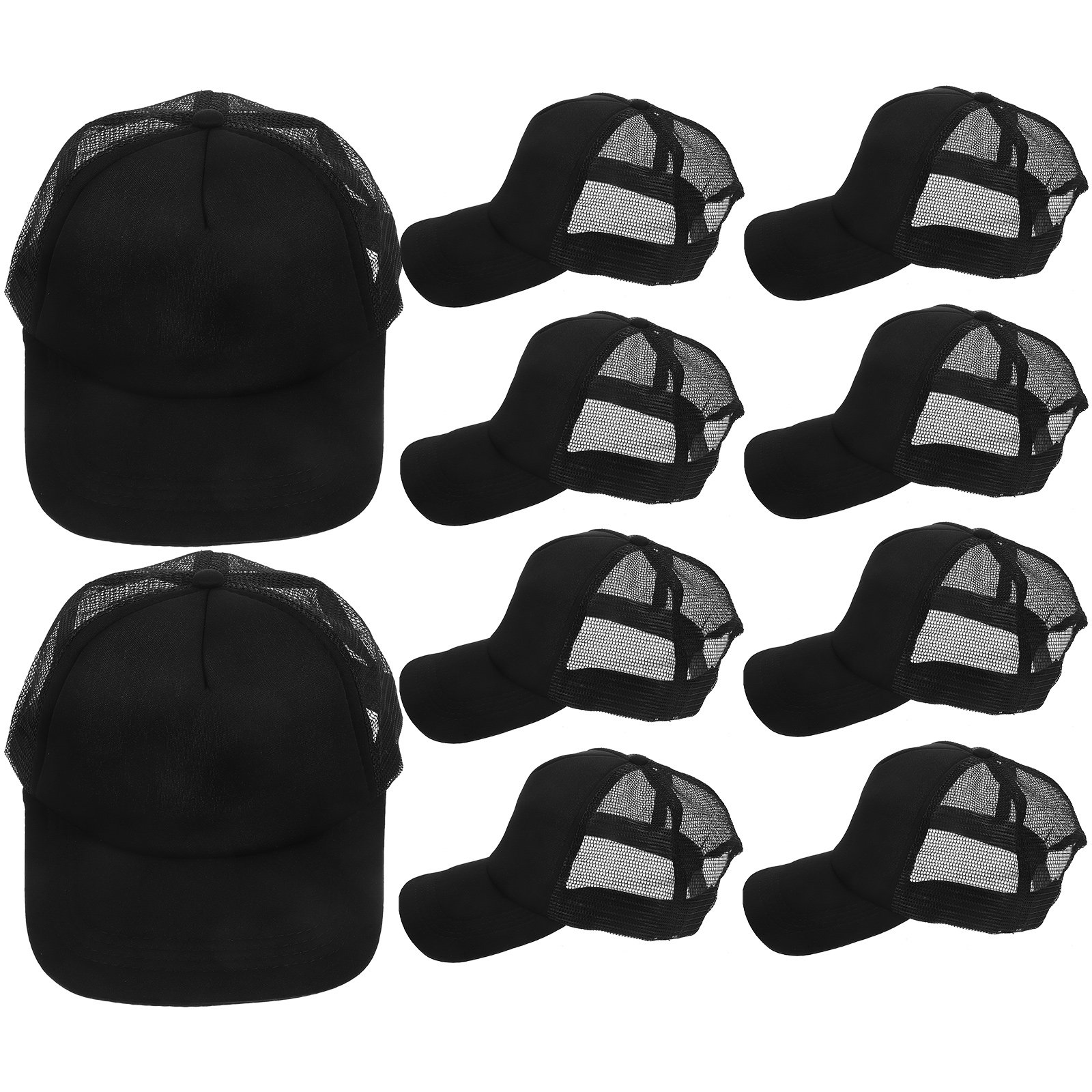 Hat Sublimation Blank - 10 Adet Boş File Beyzbol Şapkası